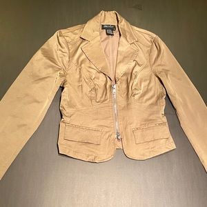 Odds’ n Evens Tan Blazer Jacket Size 3